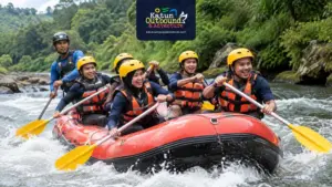 outbound karyawan-rafting-bersama