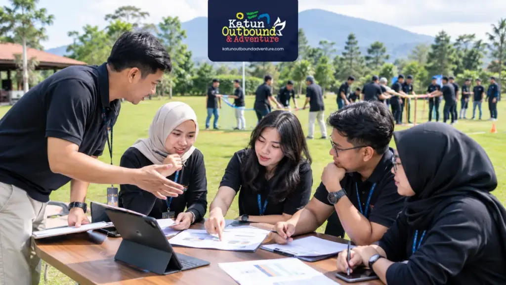 fun game diskusi-evaluasi-team-building-karyawan