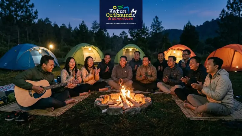 api-unggun-malam-keakraban-gathering-perusahaan