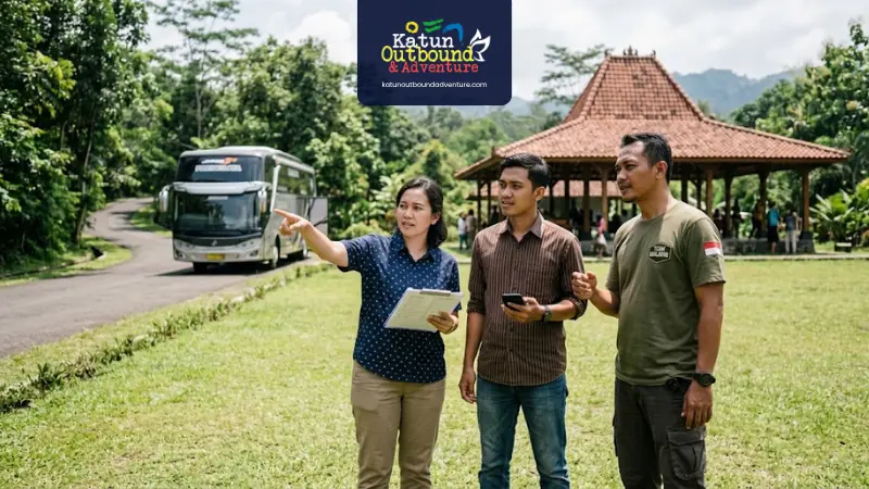 outbound-tulungagung-survei-lokasi-akses-bus