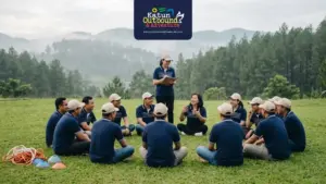 karyawan-duduk-melingkar-di-lapangan-rumput